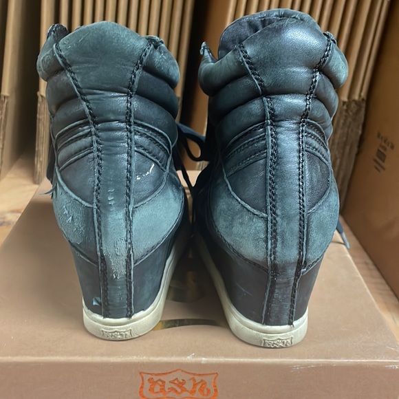 Ash As-cool Ter wedge sneaker black size 40 - Picture 8 of 17